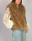 Gilet Ecopelliccia Ricciolo Tensionein Donna Art. W26J070CAMP