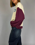 Felpa Bicolor con Stampa HaveONE Donna Art. FMA-R042