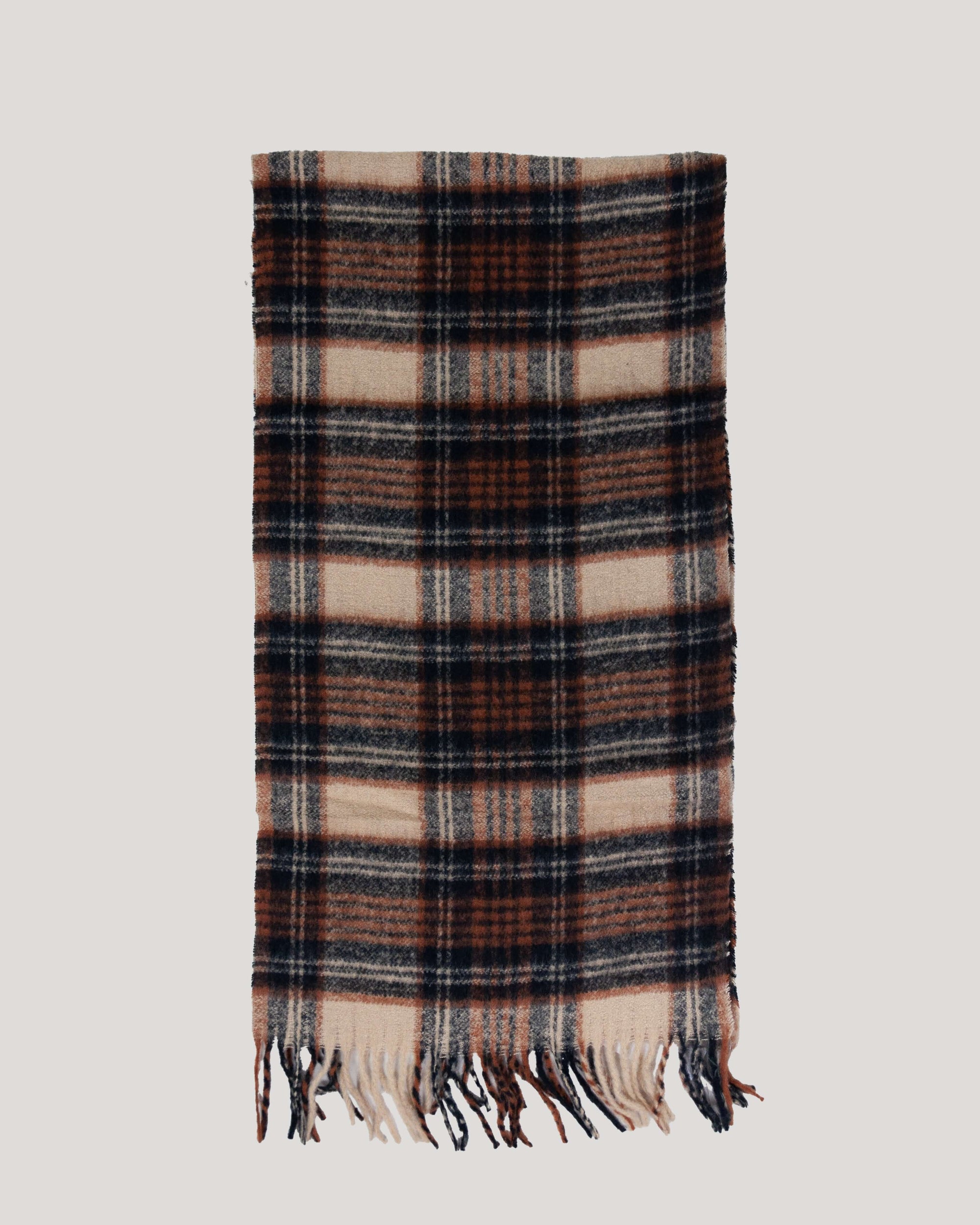 LORENZO CANA - The Official Online Store - Modal Scarf in Purple Gray LORENZO CANA - The Official Online Store - Modal Scarf in Purple Gray