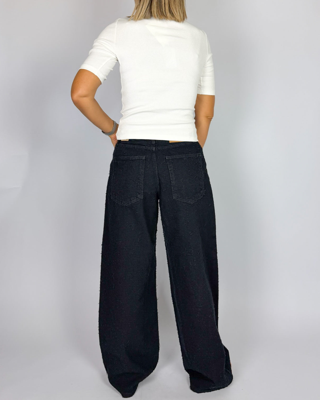 Jeans Dolly-2 Loose Fit Bouclé Noir 'n' Bleu Donna Art. P296J184N000
