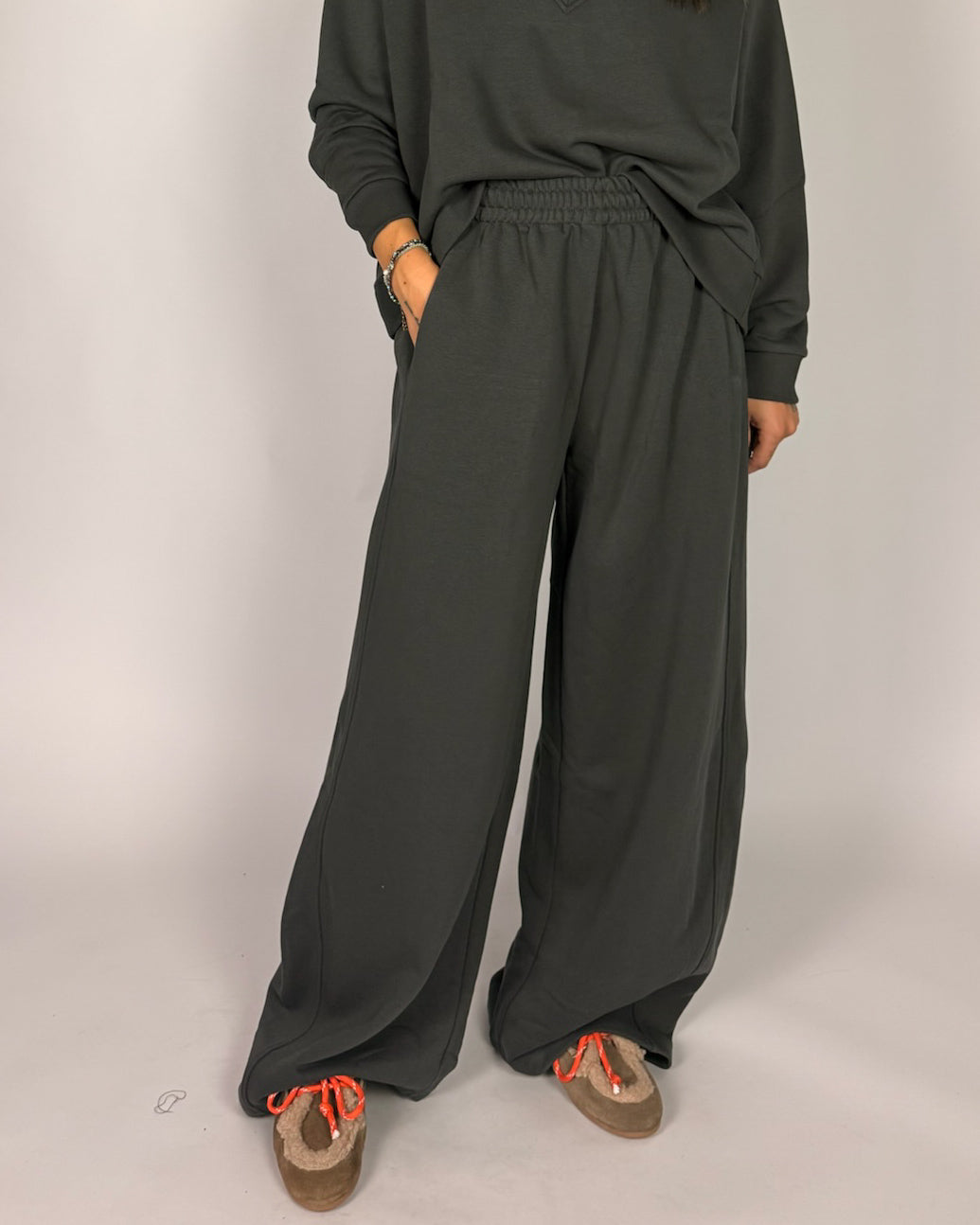 Pantalone Felpa Palazzo Donna Susy Mix Art. 11607