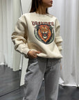 Felpa Tigre Borchia Susy Mix Donna Art. SH002990