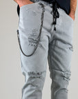 Pantalaccio Strappato Bull Denim 1921 Store Art. MYKONOS - 1921 Store