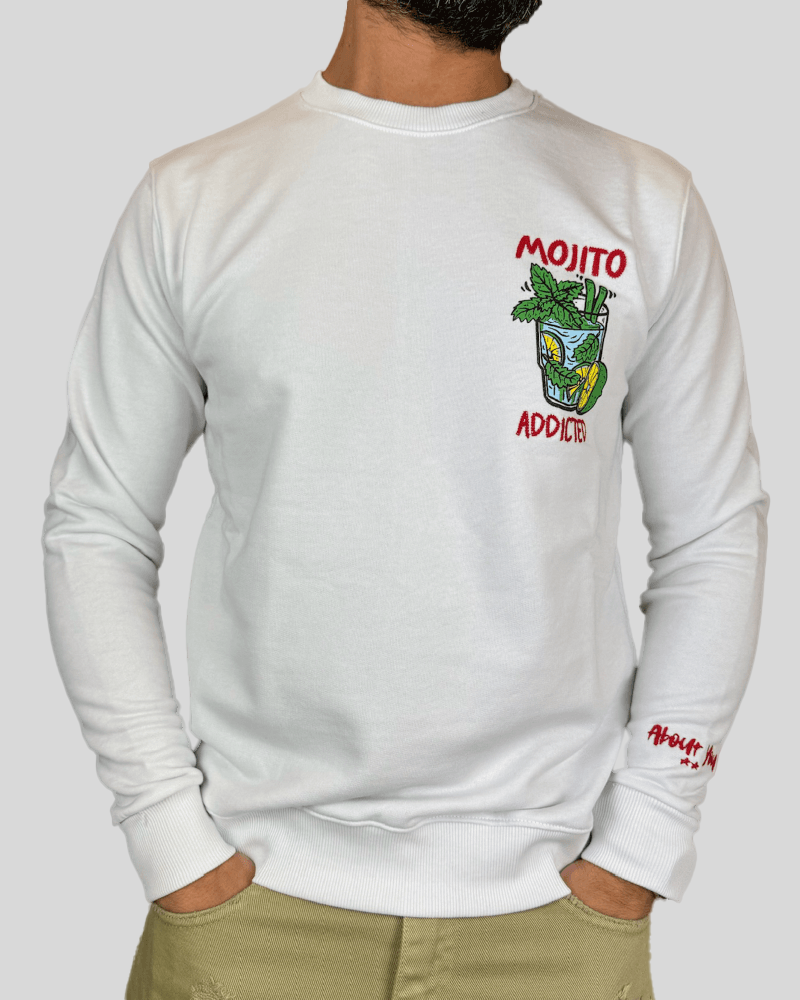 Felpa Superculture Girocollo Mojito Addicted  Art. A249 - 1921 Store