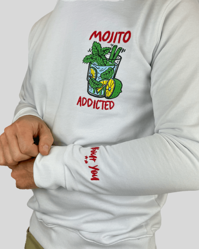 Felpa Superculture Girocollo Mojito Addicted  Art. A249 - 1921 Store