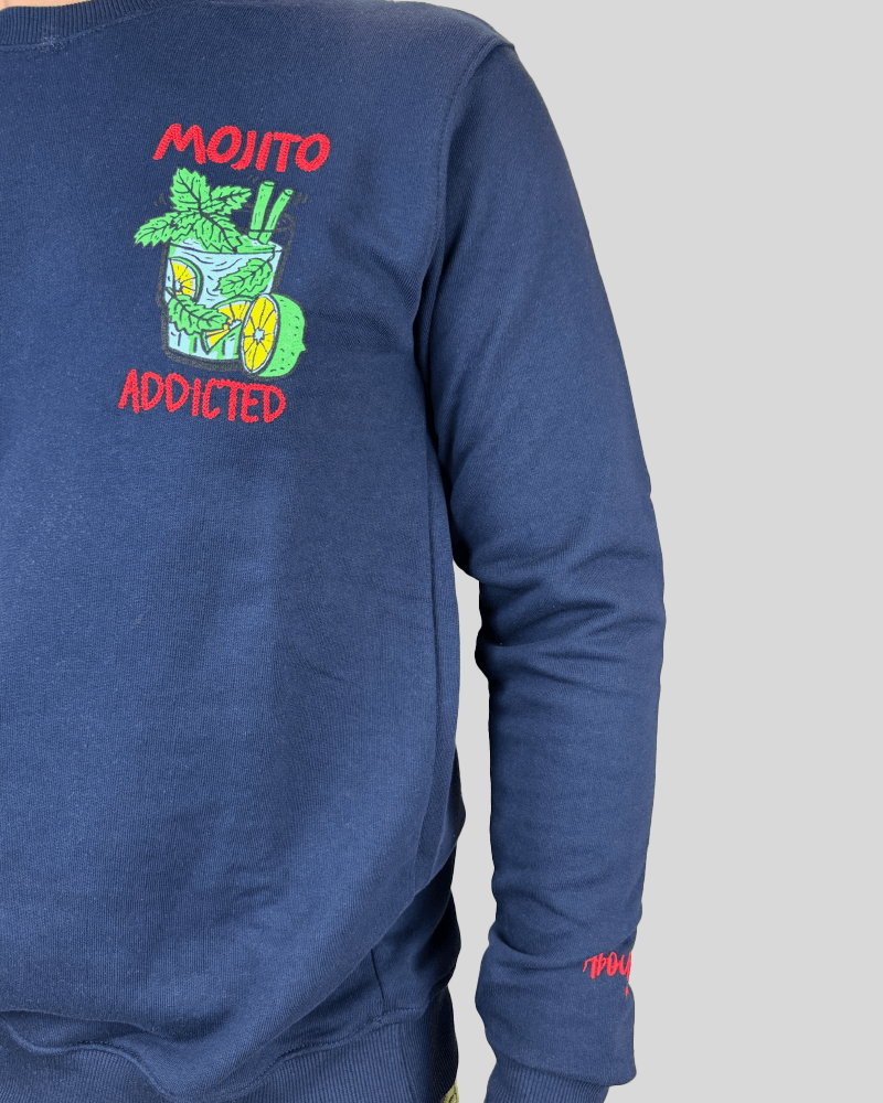 Felpa Superculture Girocollo Mojito Addicted  Art. A249 - 1921 Store