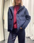 Cappotto Corto Cappuccio Doppio Lana Gary Weekend MaxMara Donna Art. 2525086041600