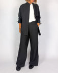 Pantalone Largo Con Cuciture In Contrasto NouConcept Donna Art. N-P171-17000
