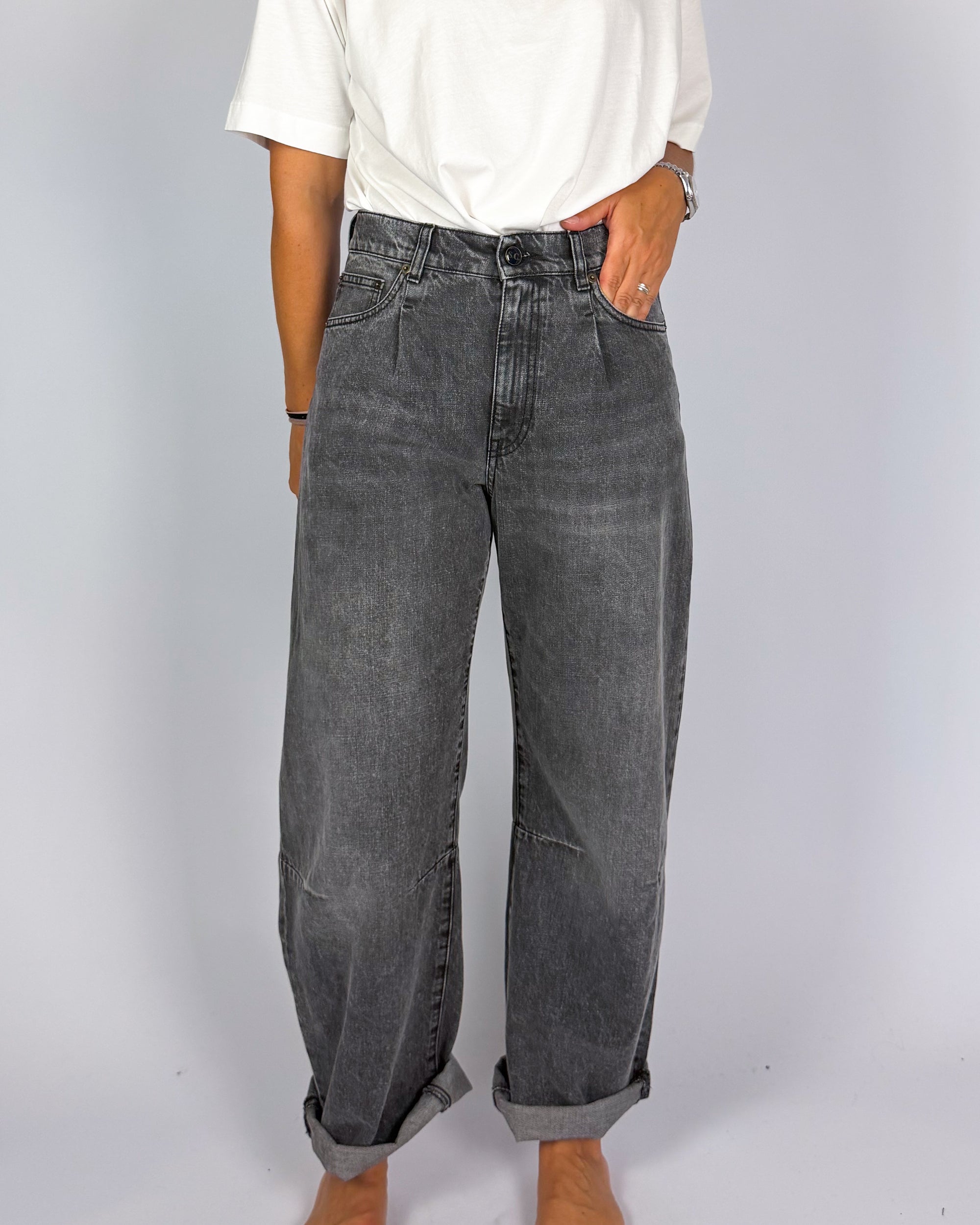 Jeans Bea Gamba Larga  Semicouture Donna Art. Y6WY03