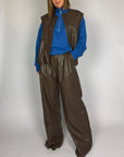 Pantalone Ecopelle Palazzo Eleh Donna Art. EFW260308
