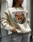 Felpa Tigre Borchia Susy Mix Donna Art. SH002990