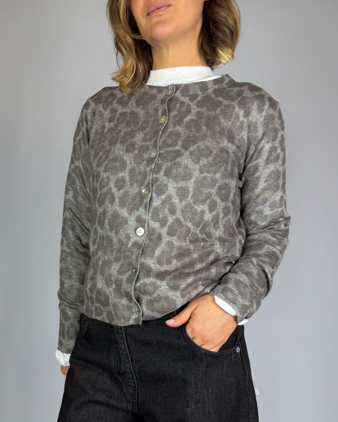 Cardigan Maculato Susy Mix Donna Art. 8391
