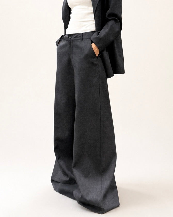 Pantalone Palazzo Cinturone Elastico Eleh Donna Art. EFW260074
