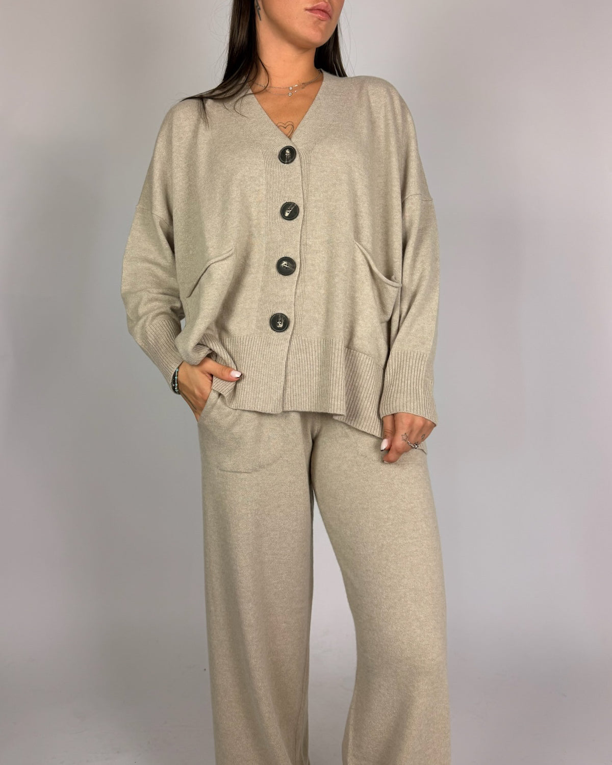 Cardigan Maxi  Calatura Donna Art. ACT469