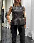 Top Ecopelle Susy Mix Donna Art. M09184