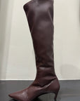 Stivale Alto 100% Vera Pelle Semicouture Donna Art. Y5WZ45