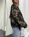 Bomber Jacquard Frangia Susy Mix Donna Art. 81696