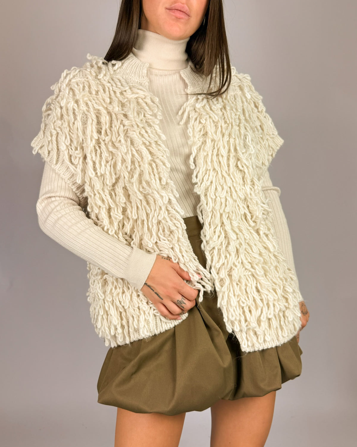 Gilet PuntoPelliccia Tensionein Donna Art. AI26516
