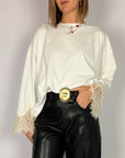 T-shirt Polso Pizzo Tensionein Donna Art. 40655