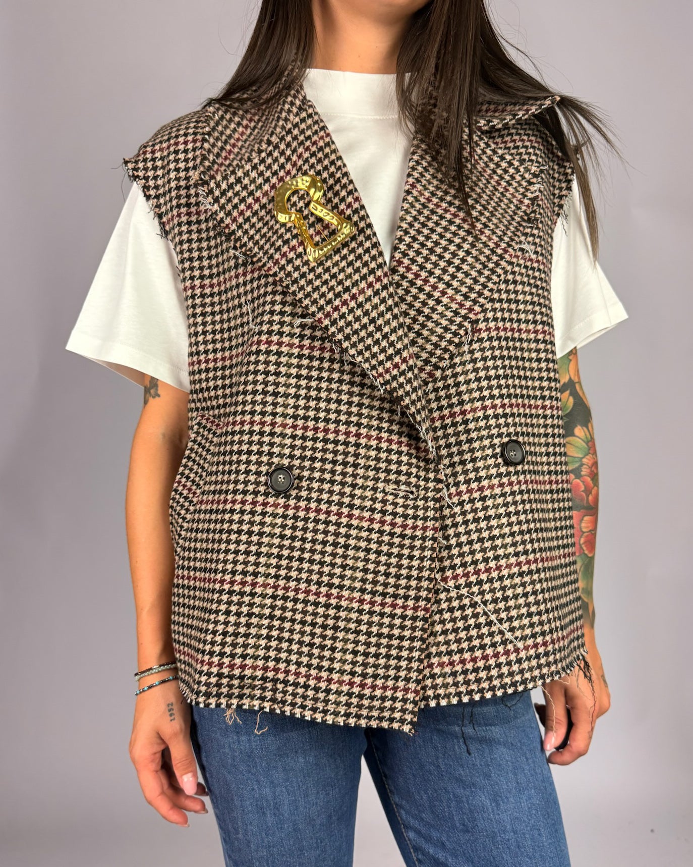 Gilet Piede De Pull Tensionein Donna Art. W26J256