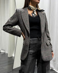 Giacca Check Susy Mix Donna Art. SM185A