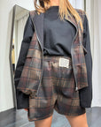 Gilet Bomber Quadro Susy Mix Donna Art. I251181