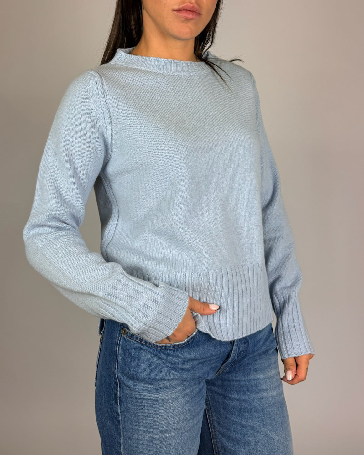 Maglia Girocollo Con Spacchi Calatura Donna Art. ACT435