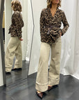 Giacca Maculata Velluto Susy Mix Donna Art. 59307G