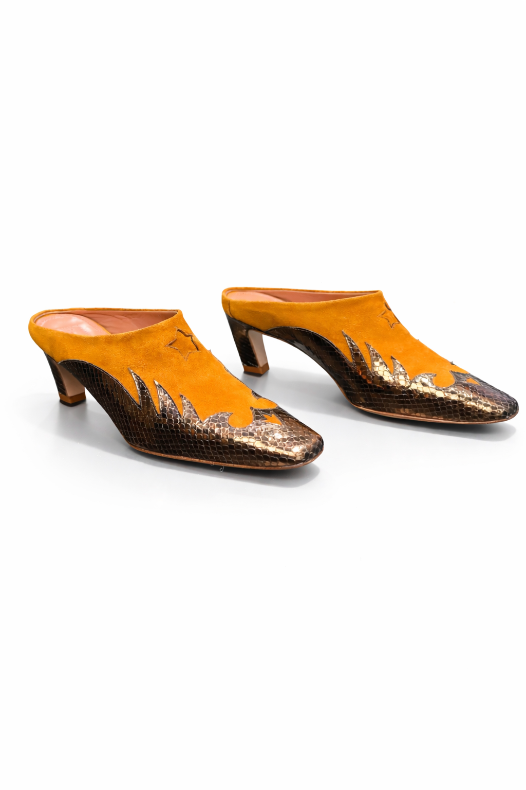Scarpa Sabot Texano Tacco Jorgeenah Donna Art. 7J165