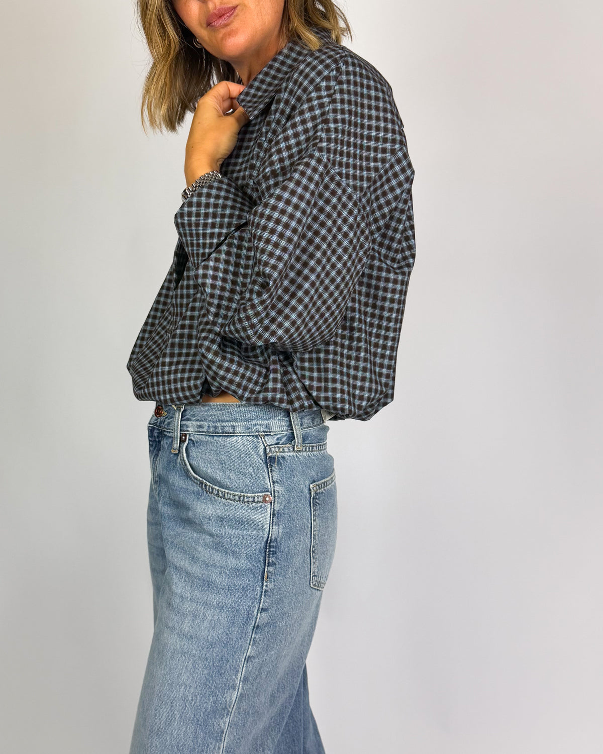 Camicia Quadro Con Canotta Eleh Donna Art. EFW260180