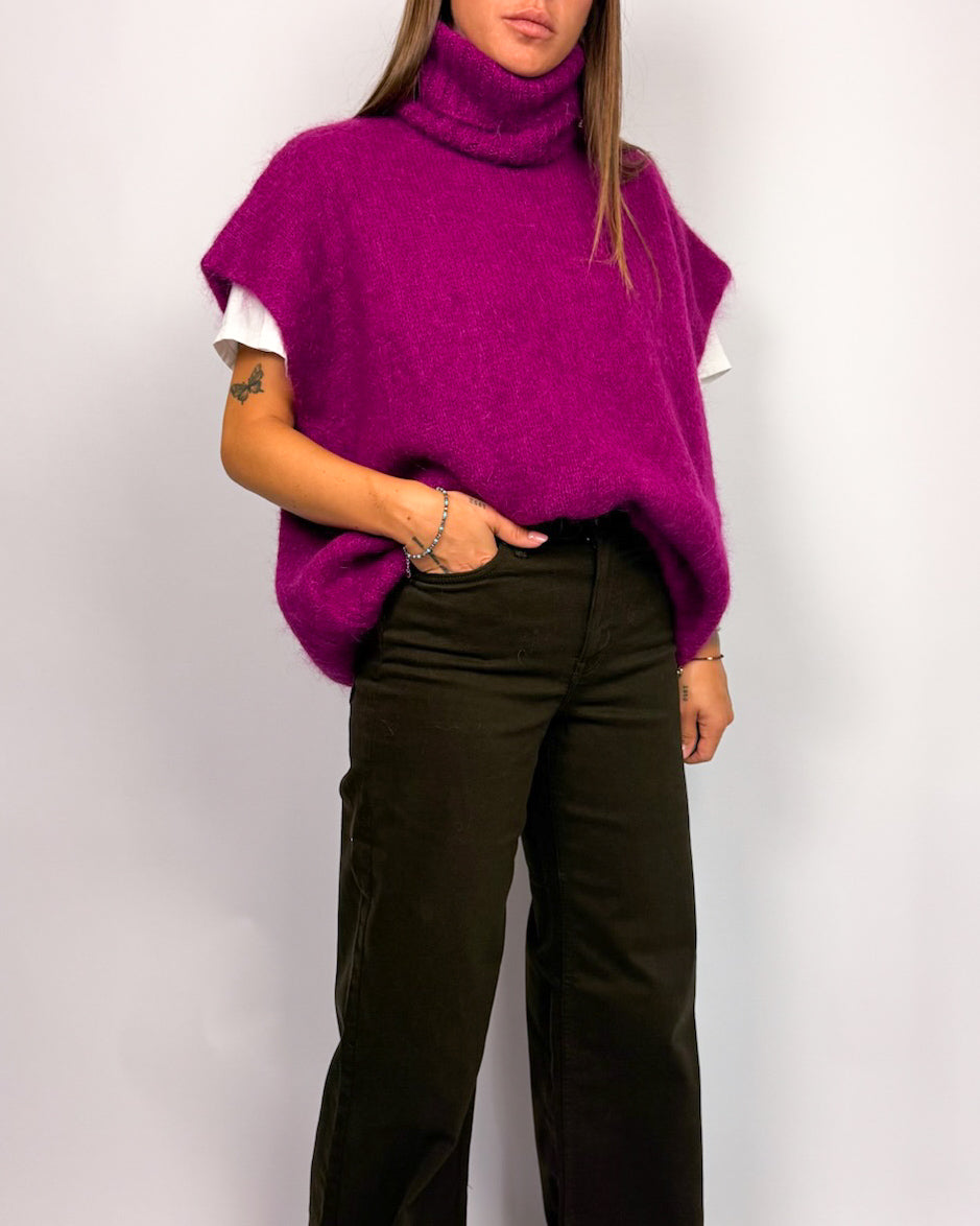 Maglia Collo Alto Smanicata Dixie Art. M277B039A