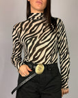 Maglia Zebrata Manica Lunga HaveONE Donna Art. MVL-R227