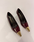 Scarpa Tacco Puntale Donna Divine Follie EggFant Art. POL03