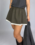 Minigonna Bordo Taglio Vivo Eleh Donna Art. EFW260006