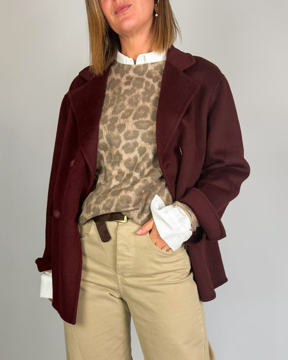 Cappotto DoppioPetto Corto Susy Mix Donna Art. PP408CA02