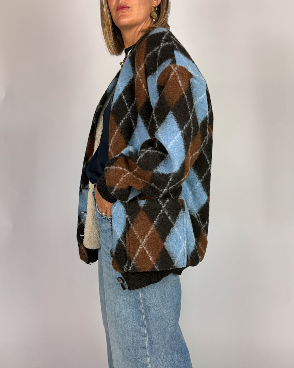 Giubbo Bomber Rombi  Motel Donna Art. W26J164