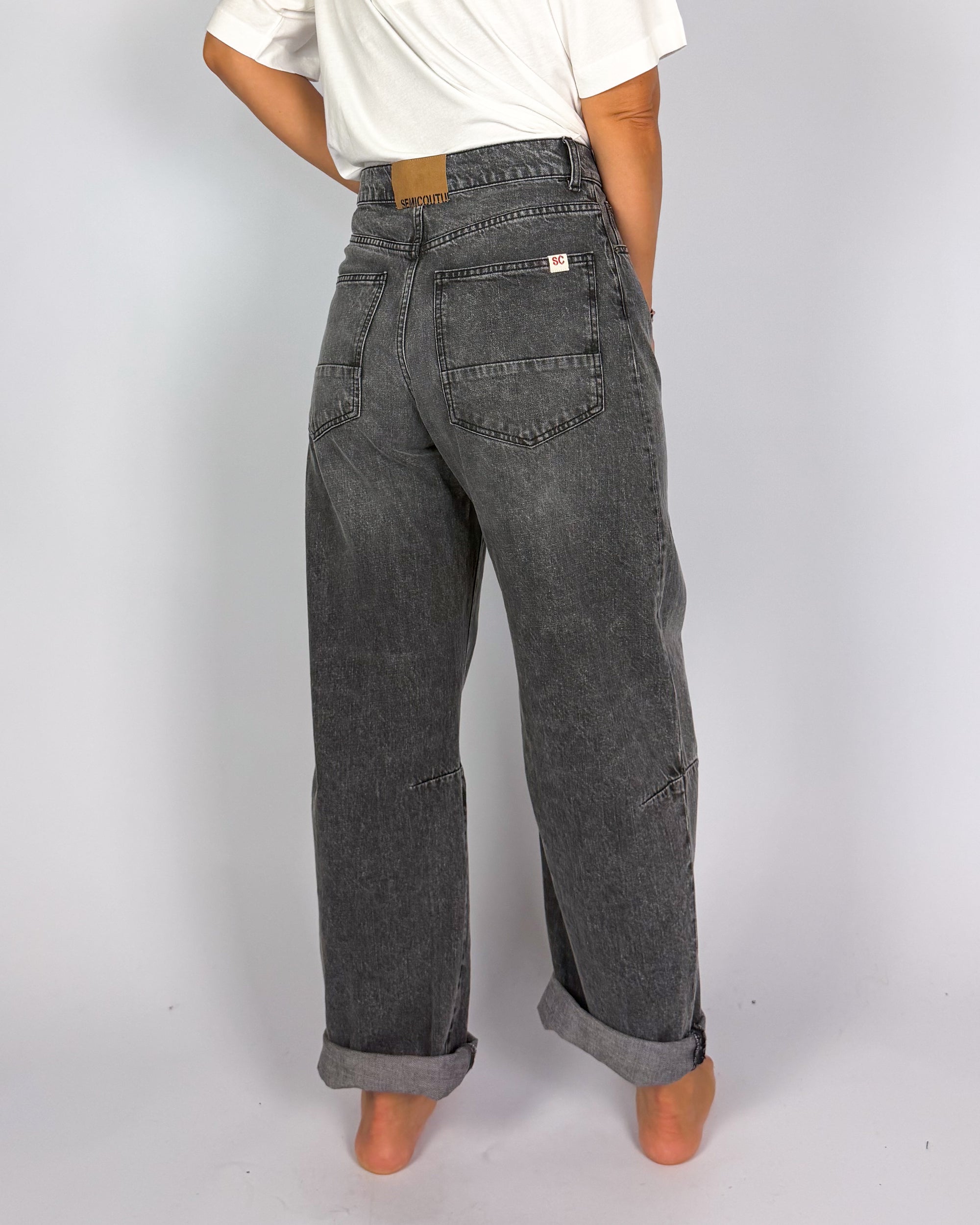 Jeans Bea Gamba Larga  Semicouture Donna Art. Y6WY03
