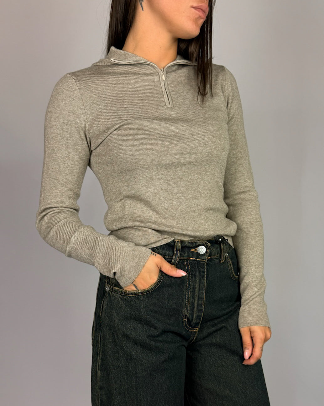 Maglia Zip Eleh Donna Art. EFWY260003