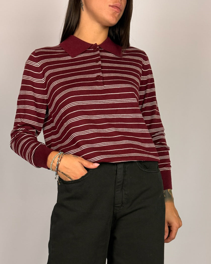 Maglia Polo Riga Donna Susy Mix Art. 6257