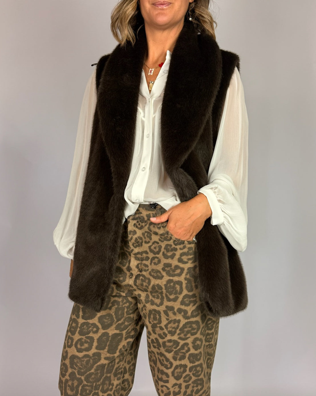 Gilet Ecopelliccia Donna Dixie Art. LAHB2BBCA