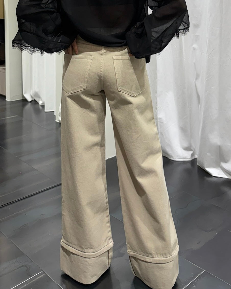 Pantalone Poppy-2 Noir &#39;n&#39; Bleu Donna Art. Poppy-2