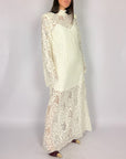 Abito Lungo Pizzo Tensionein Donna Art. W26XA15