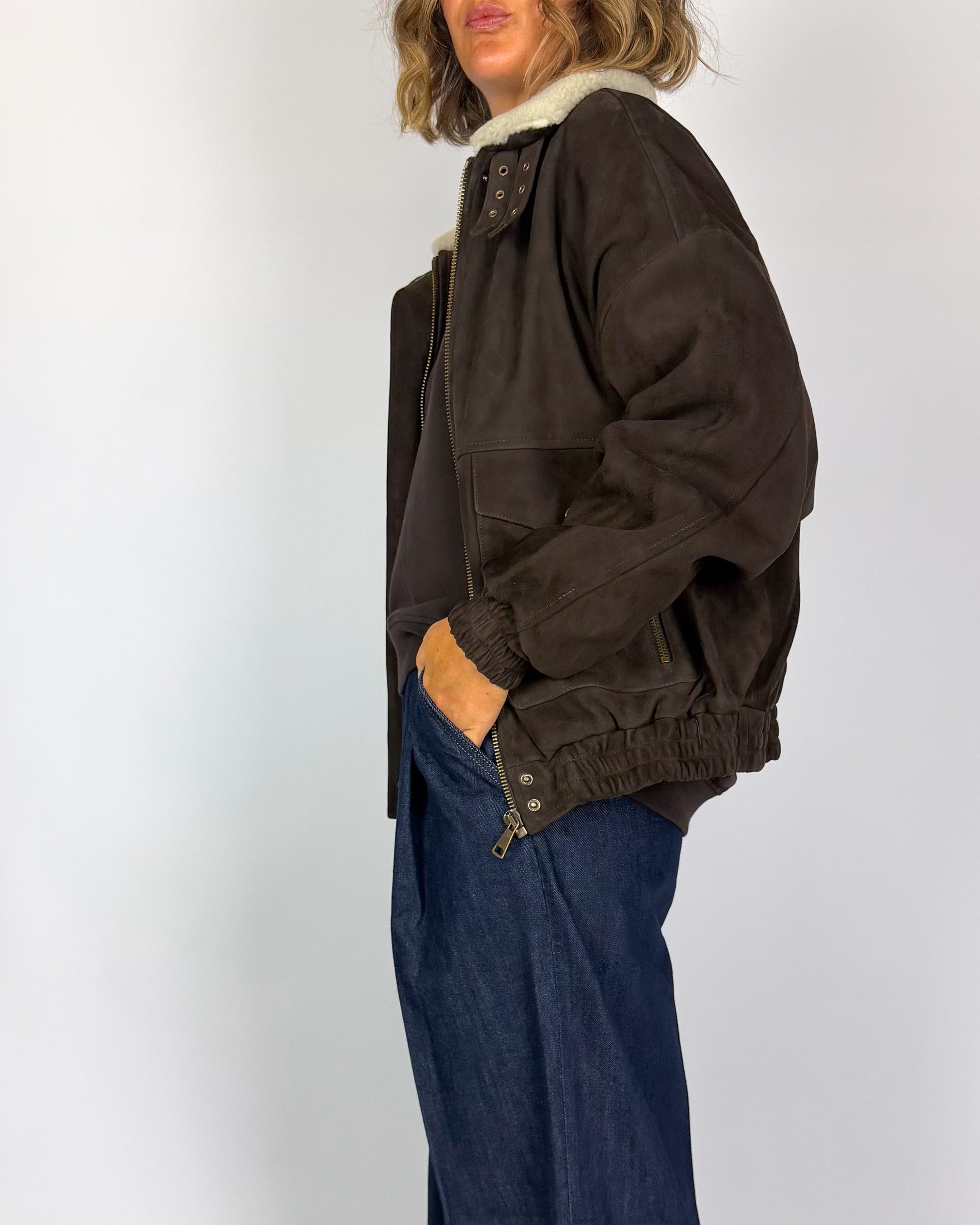 Bomber Gloria Vera Pelle Semicouture Donna Art. Y6WT10