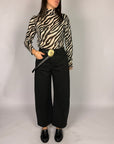 Maglia Zebrata Manica Lunga HaveONE Donna Art. MVL-R227