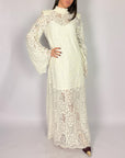 Abito Lungo Pizzo Tensionein Donna Art. W26XA15