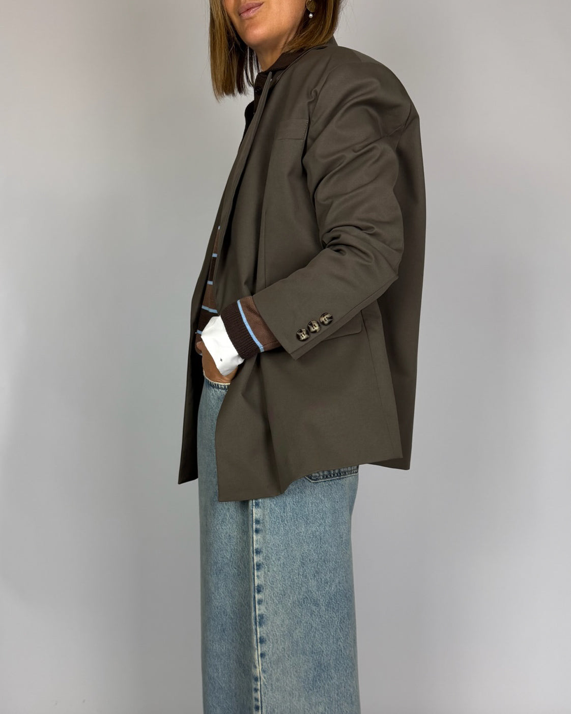 Giacca Over Susy Mix Donna Art. 111201