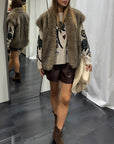 Gilet EcoPelliccia Susy Mix Donna Art. 505017