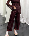 Pantalone Dritto Ecopelle Susy Mix Donna Art. PP238T10