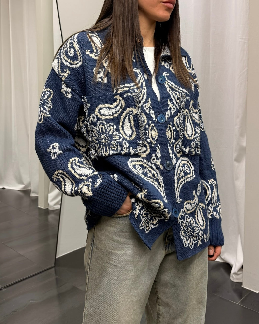 Giacca Bandana 100%CO Tensionein Donna Art. P6HMG24A414