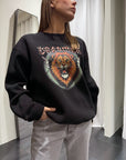 Felpa Tigre Borchia Susy Mix Donna Art. SH002990